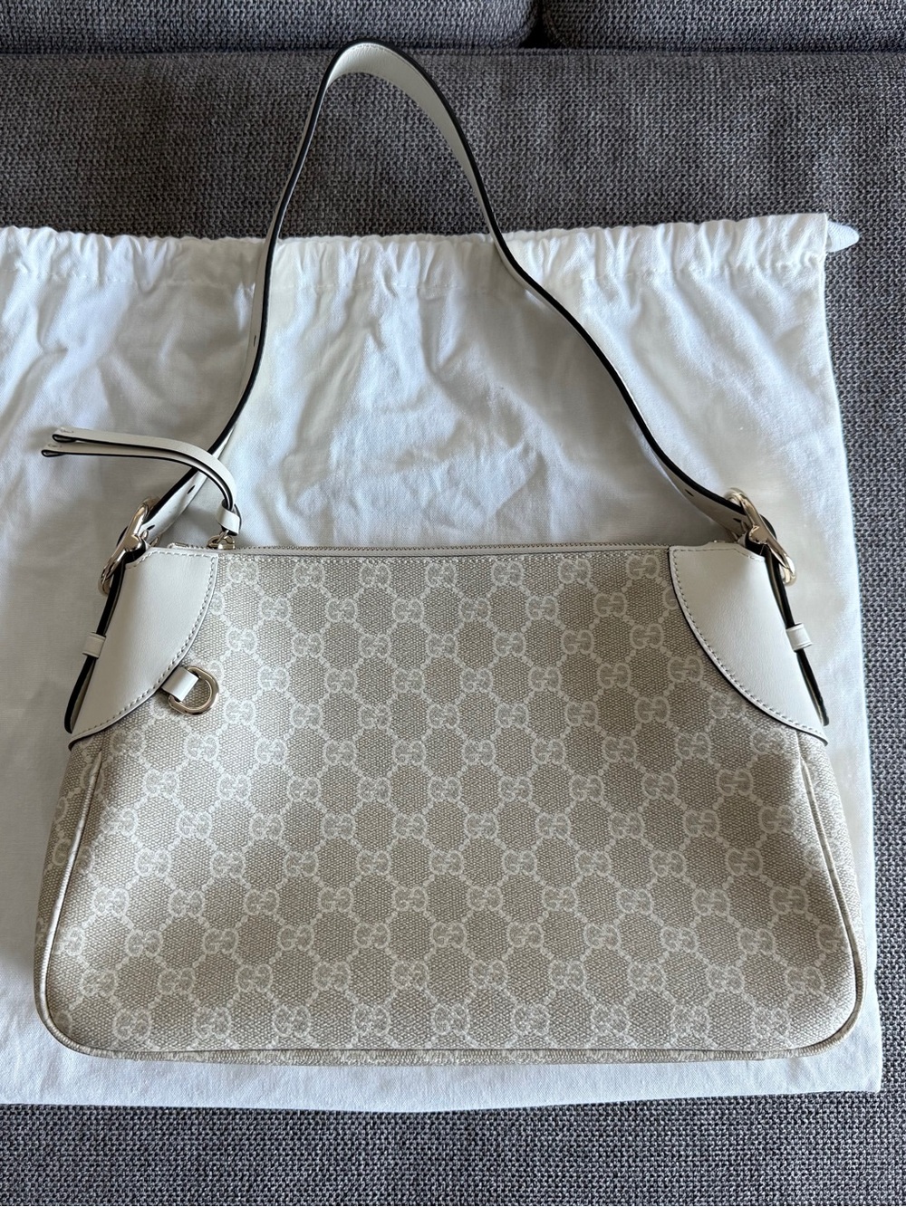 Gucci GG Emblem Medium Shoulder Bag